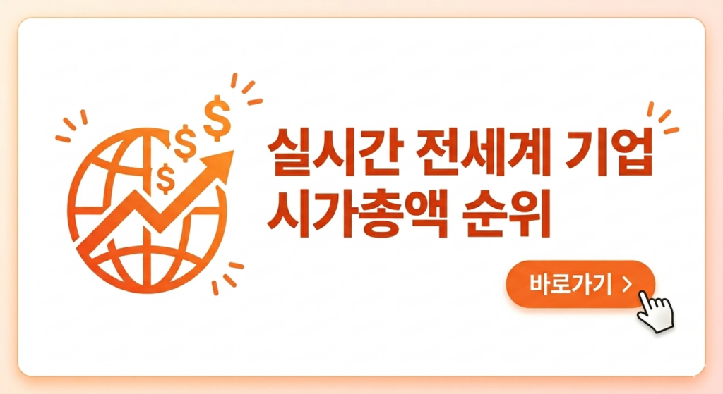 전세계 글로벌 시가총액 실시간 확인하기